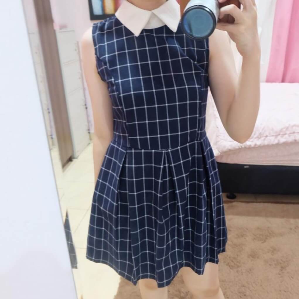 Chekered Pattern dress