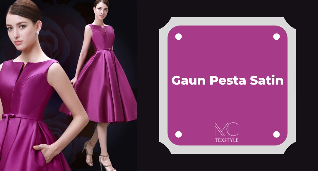 Gaun Pesta Satin