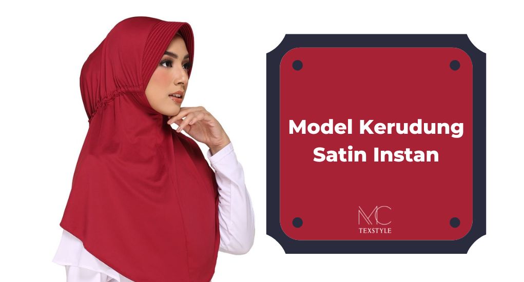 Model Kerudung Satin Instan