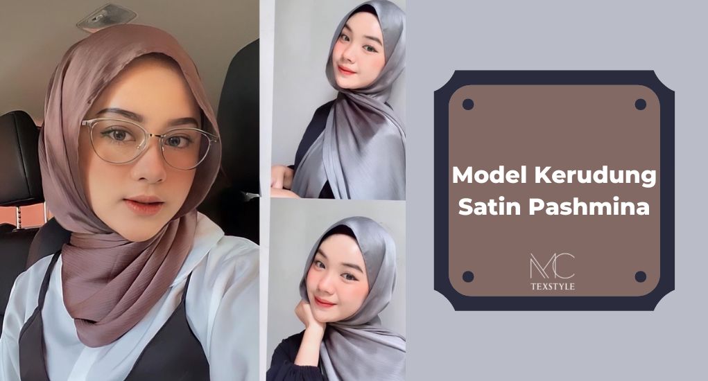 Model Kerudung Satin Pashmina