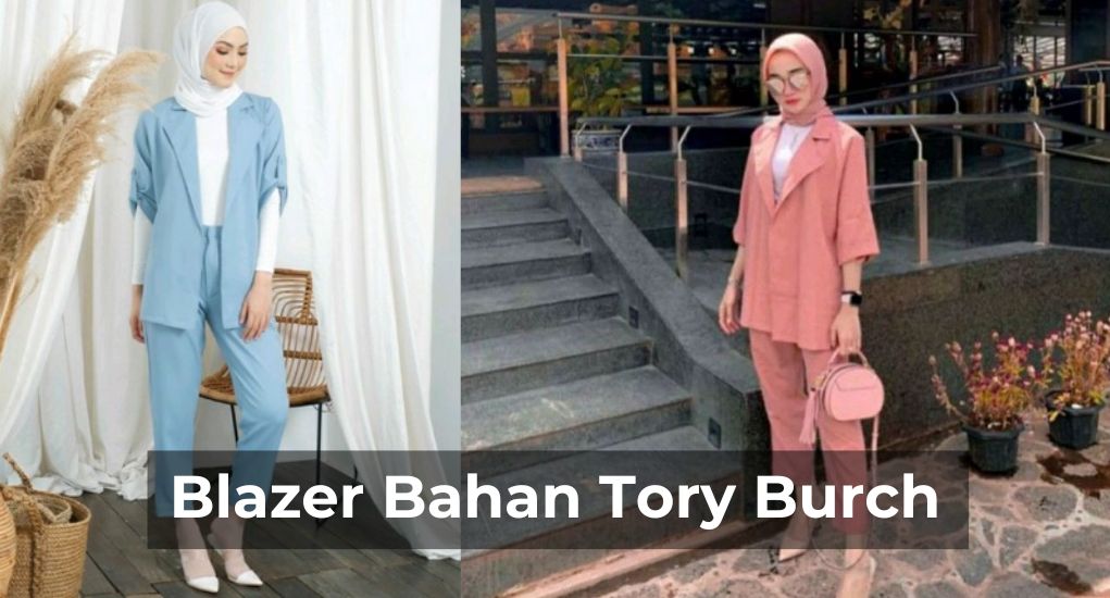 Blazer Bahan Tory Burch