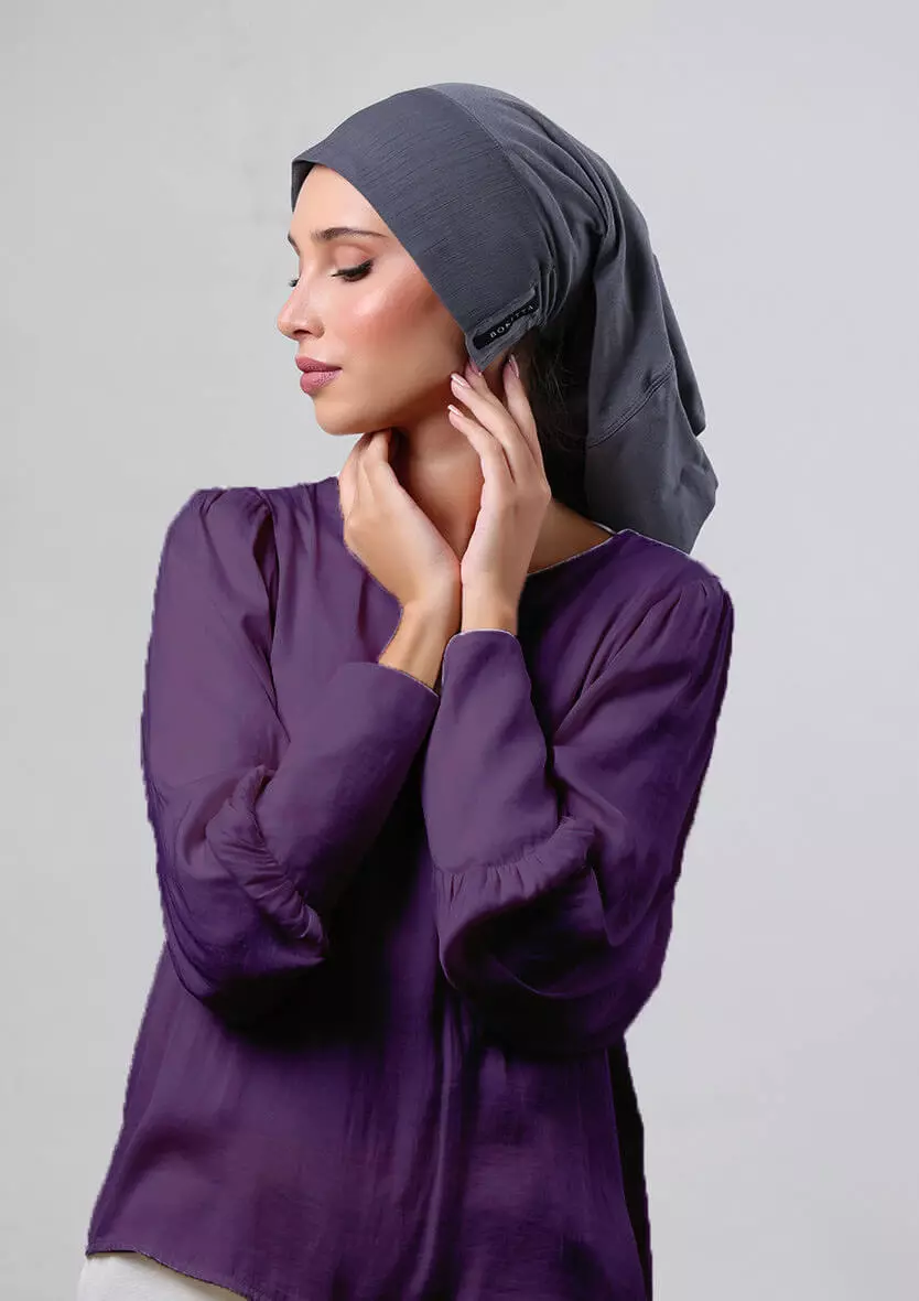 Jilbab Warna Abu-Abu