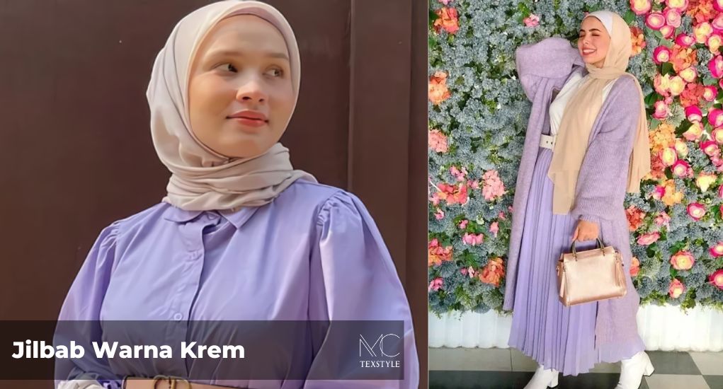 Jilbab Warna Krem