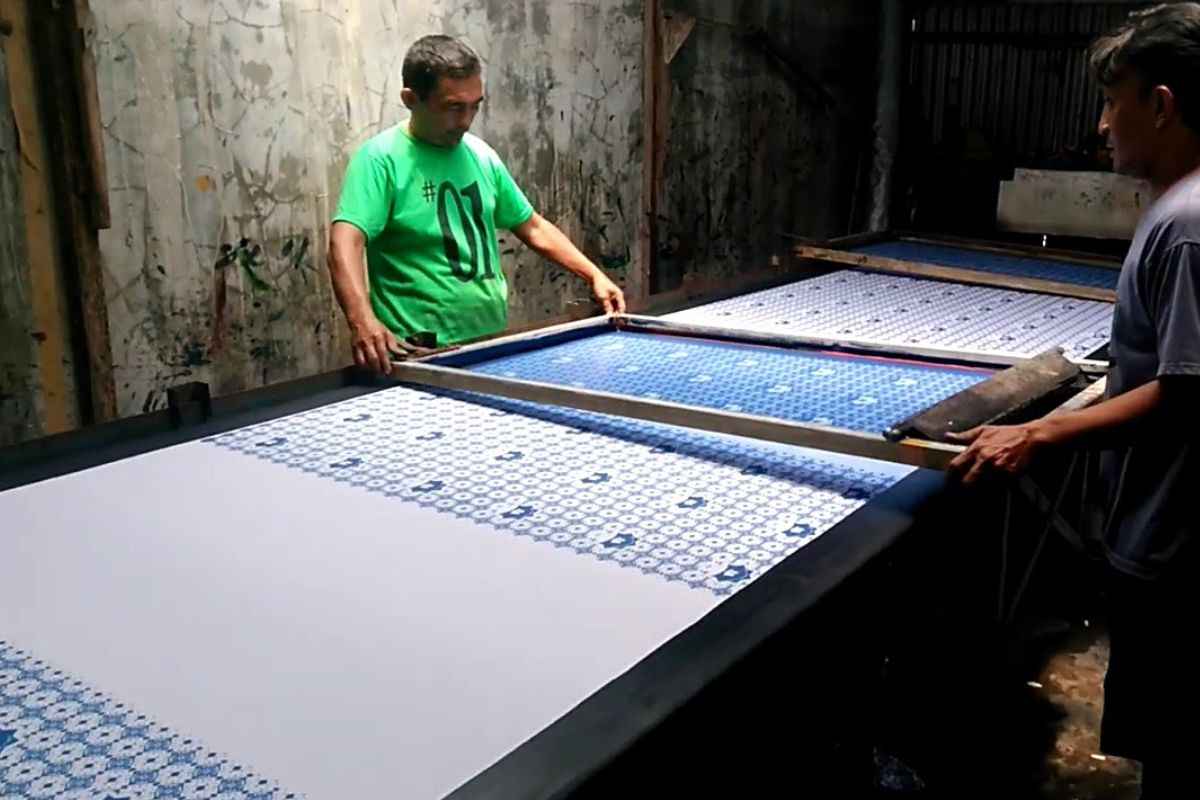 teknik batik sablon