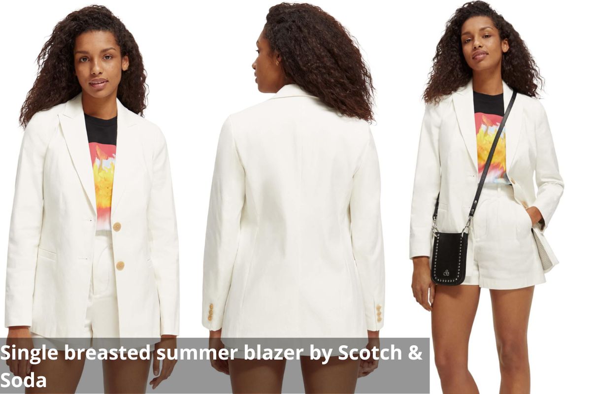 Single breasted summer blazer by Scotch & Soda