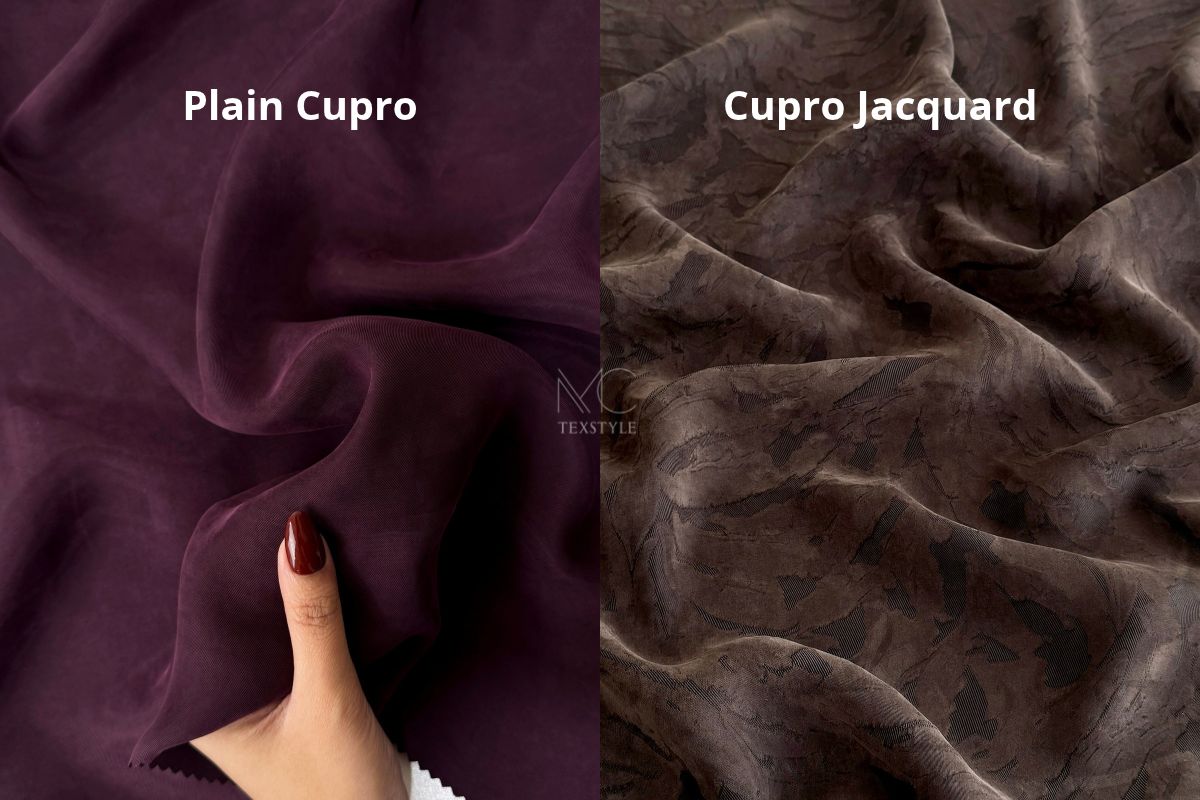 Plain Cupro dan Cupro Jacquard