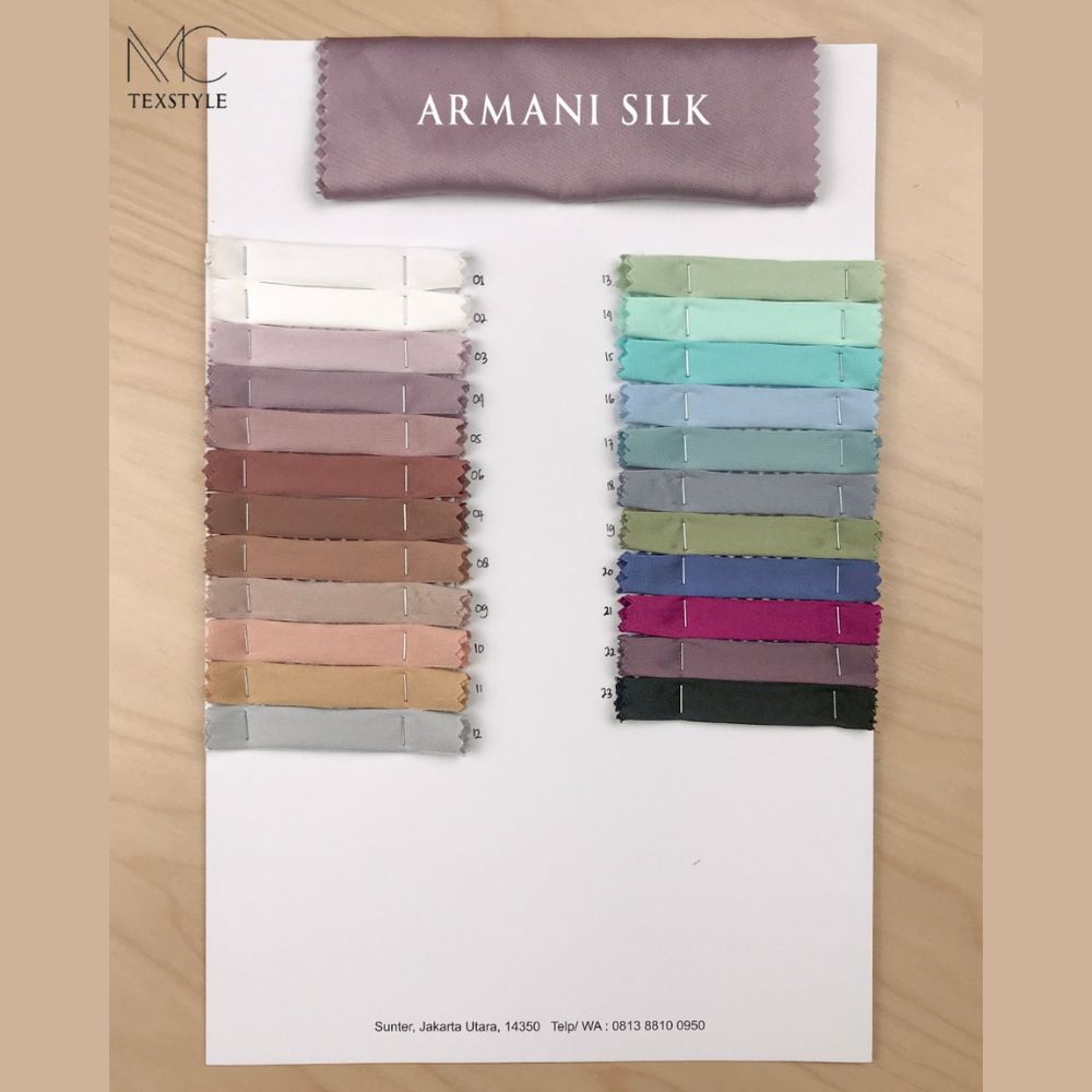 Bahan Kain Armani Silk