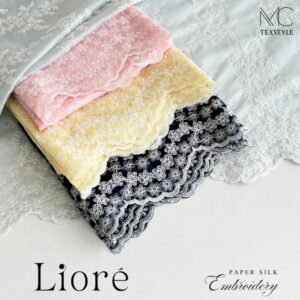 Kain Liore Paper Silk Embroidery