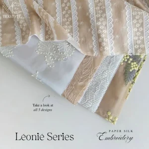 Kain Leonie Series - Paper Silk Embroidery